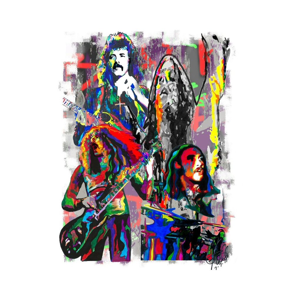 Black Sabbath Heavy Metal Music Poster Print Wall Art 11x17